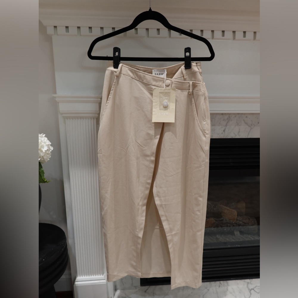Sabo skirt, midi cream skirt bridal, new with tags